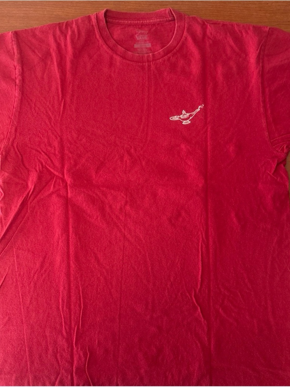 Vans Men's Red Short Sleeve Logo Tee